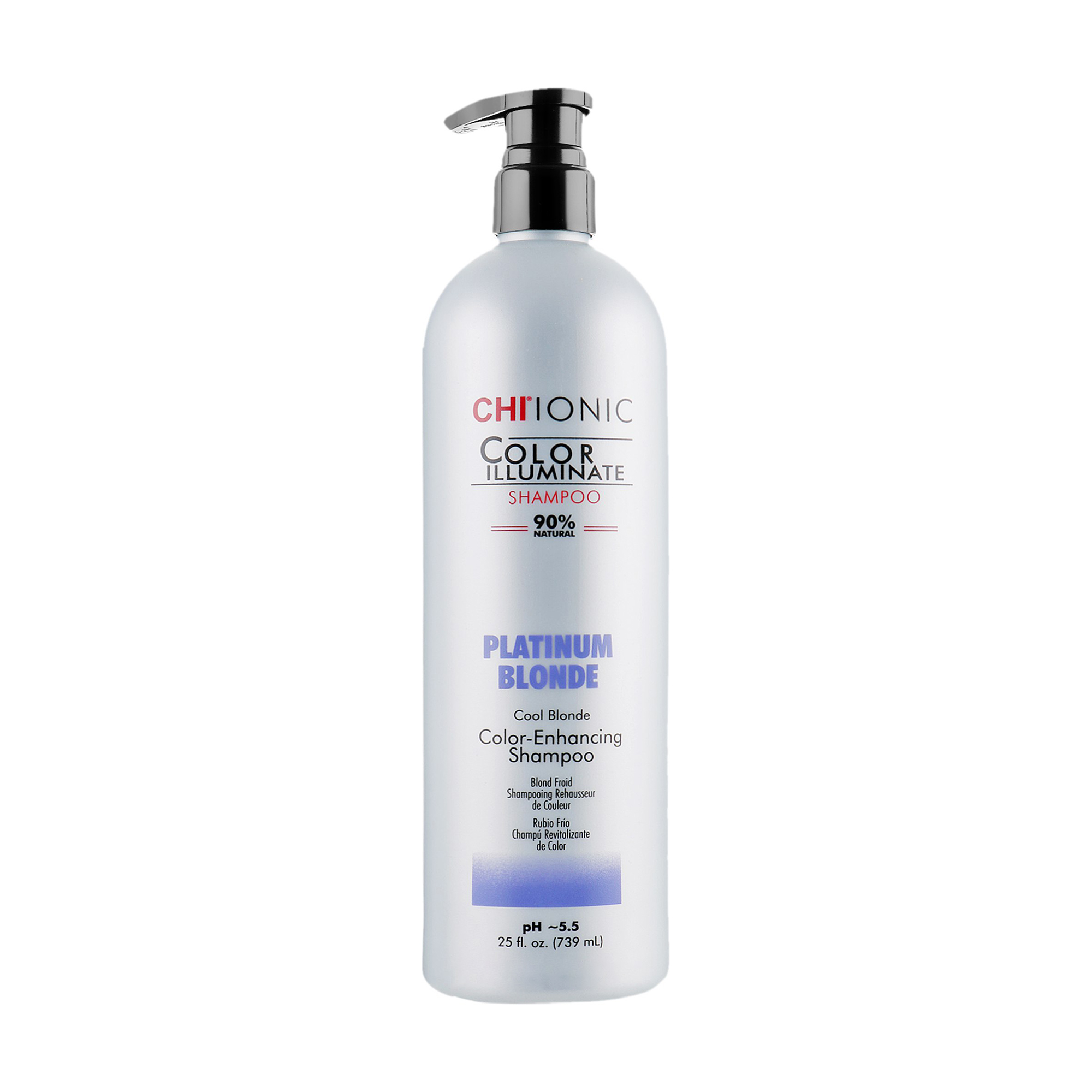Відтінковий шампунь для волосся CHI Ionic Color Illuminate Shampoo Platinum Blonde, 739 мл